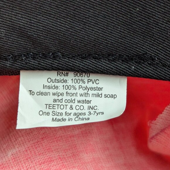 Kids Pink Faux Leather Jacket & Matching Hat Costume One Size 3-7 Years - Picture 8 of 8